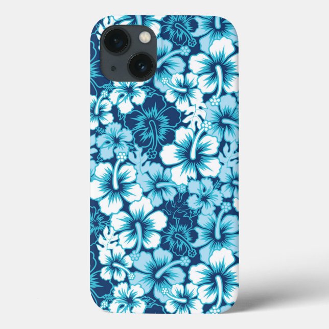Coques Case-Mate iPhone Surf Floral Hibiscus Pattern (Verso)