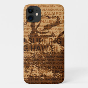 Case-Mate iPhone Case Surf Hawaii Cutback Faux Wood Surfer -Koa