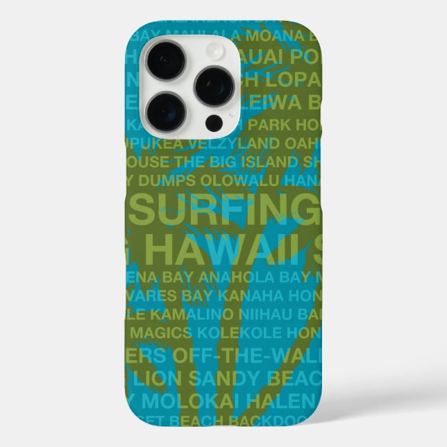 Coques Case-Mate iPhone Surf Hawaii Palm Trees Hawaiian Tropical (Verso)