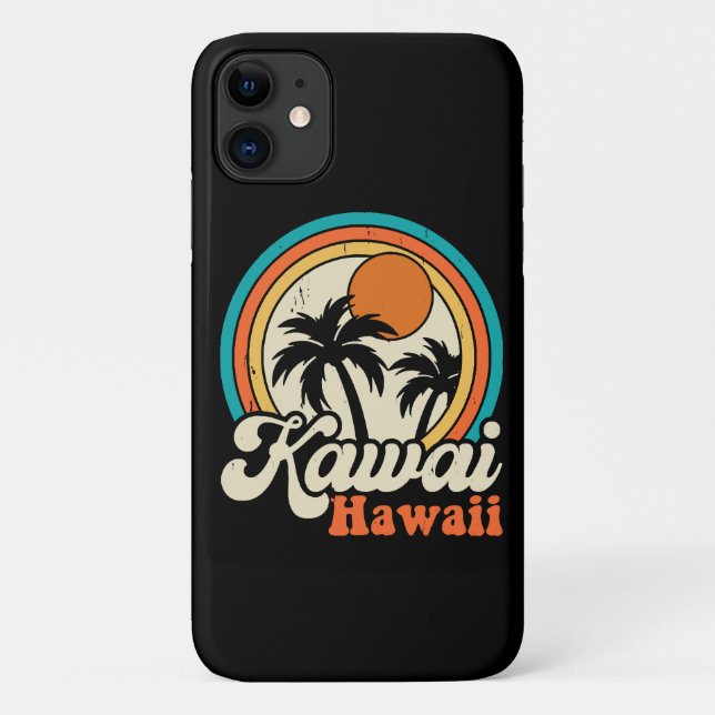 Coques Case-Mate iPhone Surf Kawaii Hawaï (Dos)