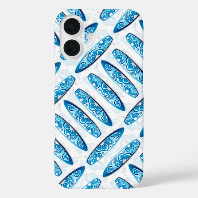 Coques Case-Mate iPhone Surf Motif bleu (Verso)