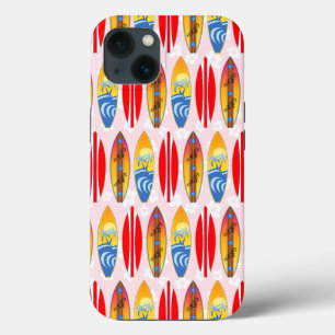 Case-Mate iPhone Case Surf Rétro Hibiscus rose