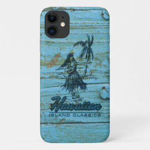 Case-Mate iPhone Case Surf Shack Hawaiian Faux Wood Turquoise