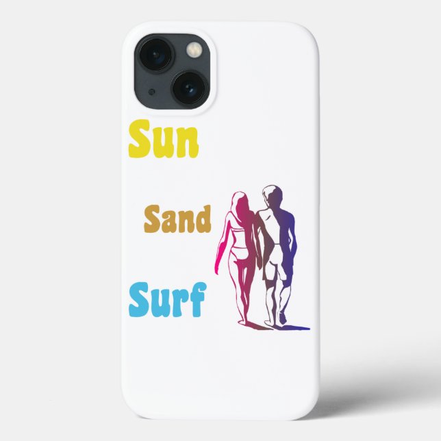 Coques Case-Mate iPhone Surf Sun Sand (Verso)