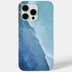 Coque Case-Mate iPhone Surface de glace bleu vif