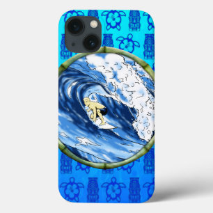 Coque Case-Mate iPhone Surfer en cercle en bambou