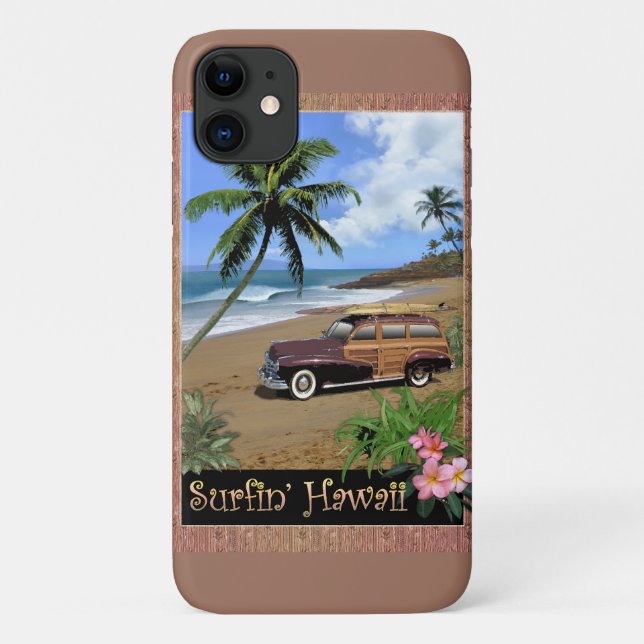 Coques Case-Mate iPhone Surfin' Hawaii (Dos)