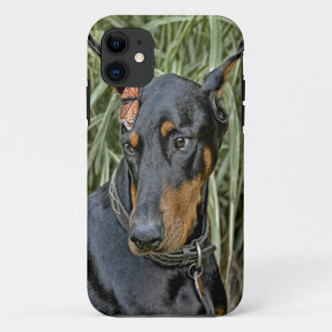 Etui iPhone Case-Mate Surprise de papillon de dobermann