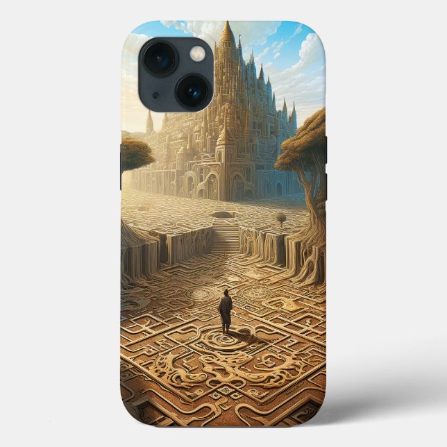 Coques Case-Mate iPhone Surreal Maze Château Paysage Imaginaire Art (Verso)