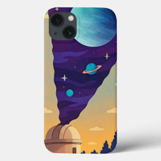 Case-Mate iPhone Case  Surreal Space Observatory Phone Case – Cosmic Fan