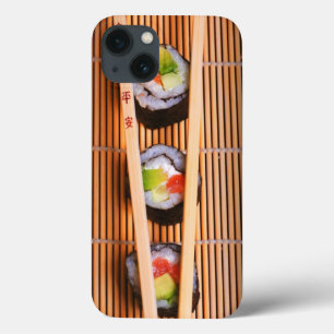 Coque Case-Mate iPhone Sushi et baguettes en bois