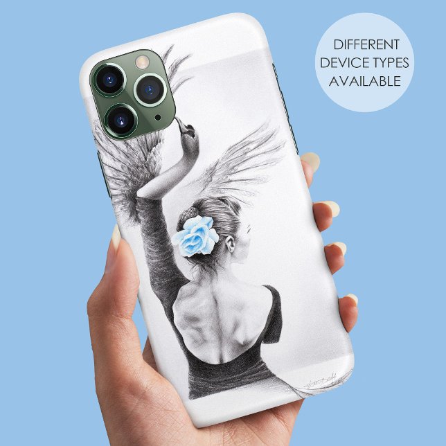 Coques Case-Mate iPhone Swan Femme danseuse Elégante Ballet Surreal art (Créateur téléchargé)