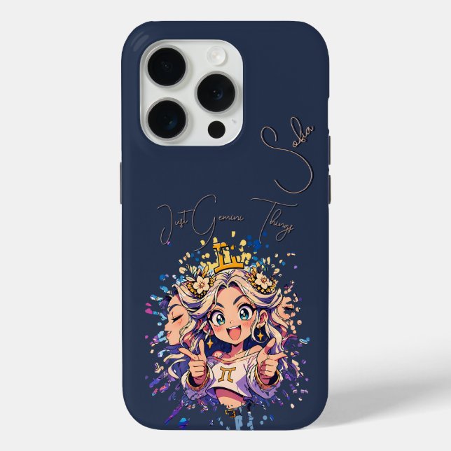 Coques Case-Mate iPhone Sweet 16 Gemini Anime iPhone Case (Verso)
