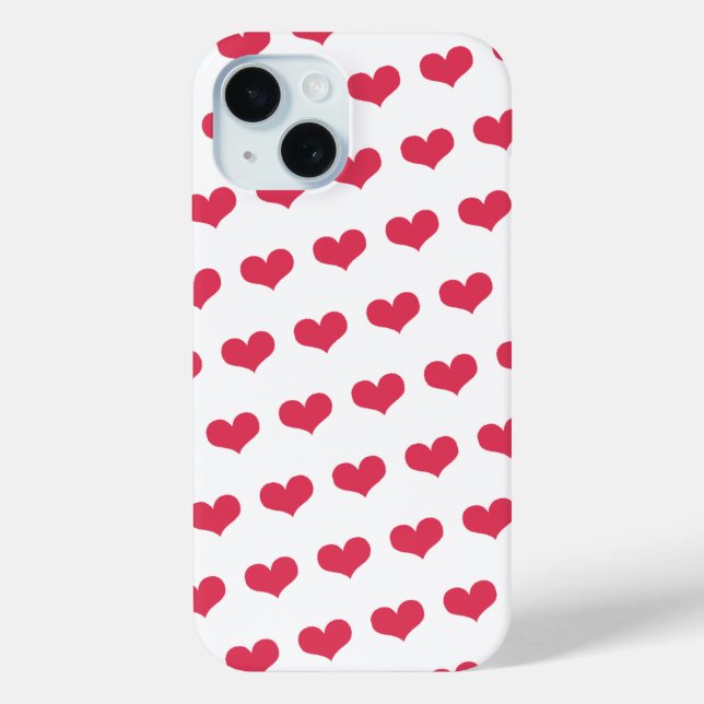 Coques Case-Mate iPhone Sweet Cute Love Hearts Motif Saint Valentin (Verso)