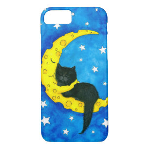 Etui iPhone Case-Mate Sweet Dreams Chat noir par Bihrle