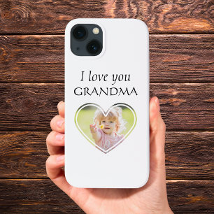 Case-Mate iPhone Case Sweet Heart Love You Grand-mère Photo couleur modi