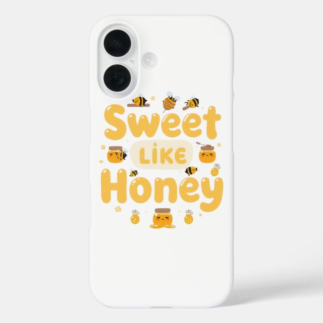 Coques Case-Mate iPhone "Sweet Like Honey" Kawaii Pun (Verso)