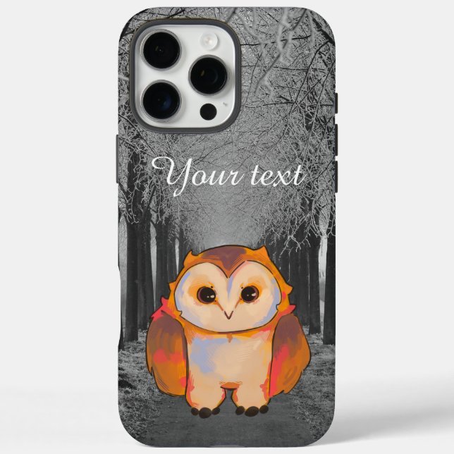 Coques Case-Mate iPhone Sweet owl, hivernal (Verso)