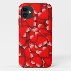 Coques Pour iPhone Sweet Romantique Valentine Love Hearts Rouge