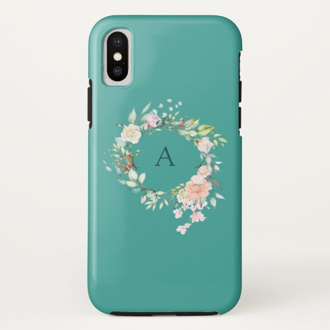 Coques Case-Mate iPhone Sweet Rose été Garland Personnalisé (Dos)