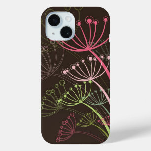 Coque Pour iPhone 15 Sweet rose Whimsical Dandelions Chic Floral Art