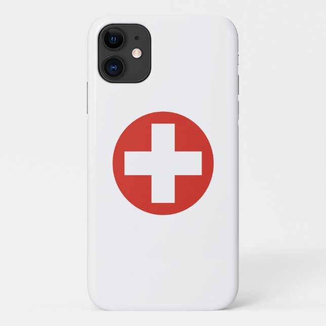 Coques Case-Mate iPhone Switzerland country flag roundel (Dos)