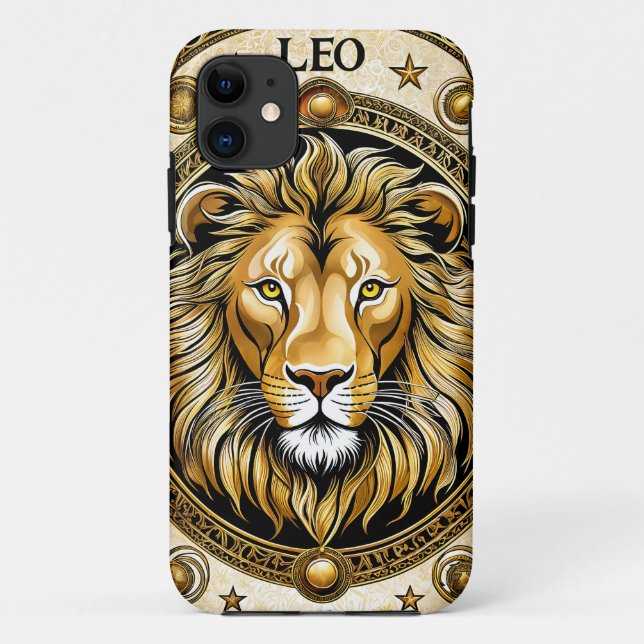 Coques Case-Mate iPhone Symbole astrologique Leo (Dos)