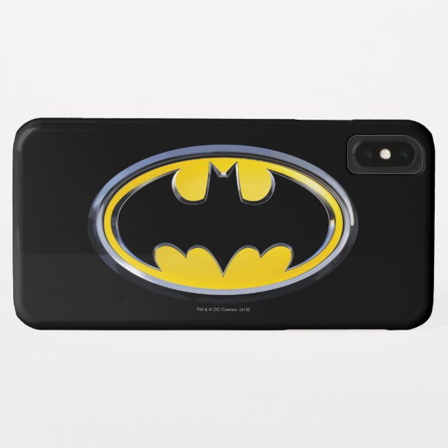 Coques Case-Mate iPhone Symbole Batman | Logo classique (Dos (Horizontal))