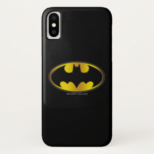 Coque Case-Mate Pour iPhone Symbole Batman Logo de dégradé ovale