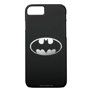 Coque iPhone 7 Symbole Batman   Logo Grainy