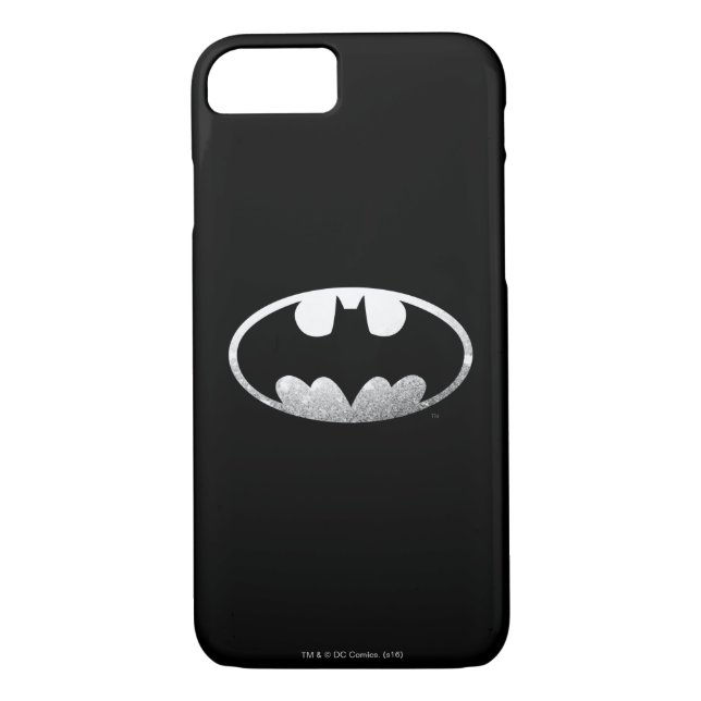 Coques Case-Mate iPhone Symbole Batman | Logo Grainy (Dos)