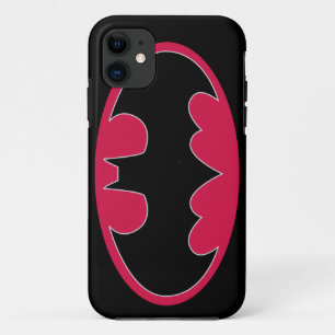 Coque Case-Mate iPhone Symbole Batman Logo noir rouge