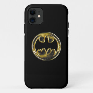 Coques Pour iPhone Symbole Batman   Logo Or