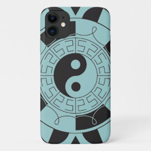 Coque Case-Mate Pour iPhone Symbole bleu et noir de Yin Yang