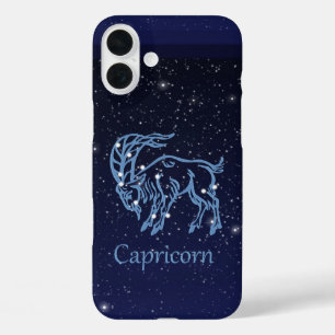 Coque Pour iPhone 16 Plus Symbole Capricorne Constellation et Zodiaque avec