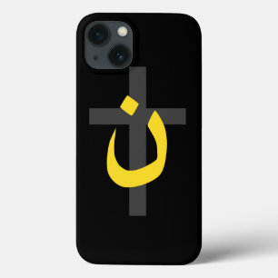 Etui iPhone 13 Symbole chrétien Nazaréen Solidarité Croix Bold