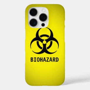 Coque iPhone 16 Pro Symbole de biodanger noir