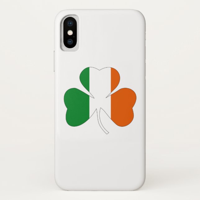 Coques Case-Mate iPhone symbole de la feuille irlandaise drapeau symbole d (Dos)