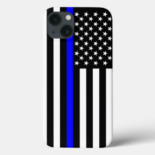 Etui iPhone Case-Mate Symbole de la Ligne Bleue mince du drapeau améric