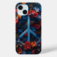 Symbole de la paix florale de minuit