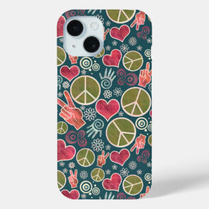 Coque Case-Mate iPhone Symbole de la paix Hipster Pacifisme