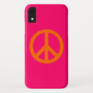 COQUE Case-Mate POUR iPhone SYMBOLE DE LA PAIX ORANE
