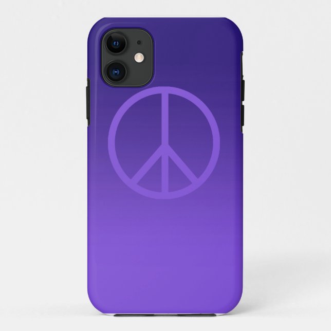 Coques Case-Mate iPhone SYMBOLE DE LA PAIX POPULAIRE Indigo (Dos)