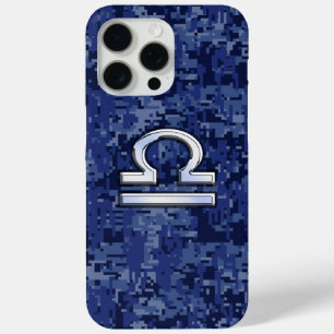 Coque Case-Mate iPhone Symbole de Libra Zodiac sur le camouflage numériqu