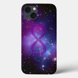 Etui iPhone Case-Mate Symbole de l'infini d'image spatiale violette