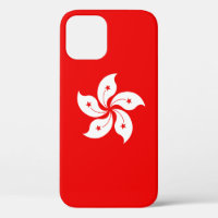 Symbole de l'orchidée blanche du drapeau de Hong K
