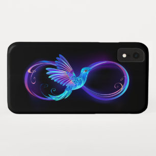 Case-Mate iPhone Case Symbole de Neon Infinity par Glowing Hummingbird