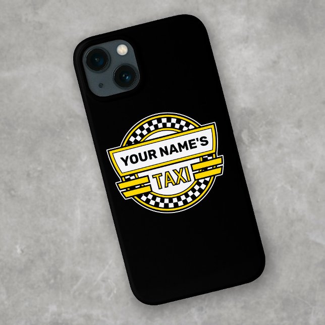 Coques Case-Mate iPhone Symbole de taxi personnalisé (Créateur téléchargé)