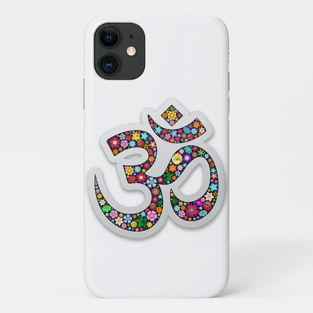 Coques Case-Mate iPhone SYMBOLE DE Yoga Floral Namaste (Dos)