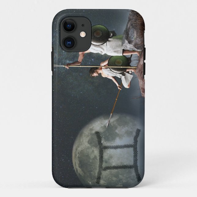 Coques Case-Mate iPhone Symbole de zodiaque de Gémeaux (Dos)